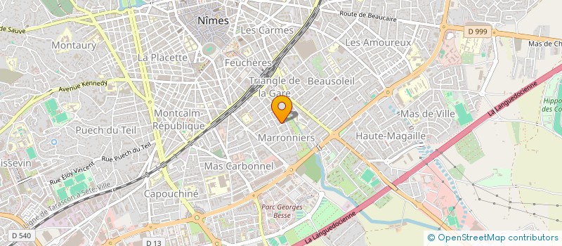 localisation de l'entreprise FRERES MINEURS 7  NIMES