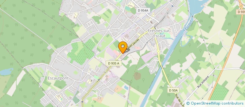 localisation de l'entreprise FRERES MONTIER à FRESNES-SUR-ESCAUT