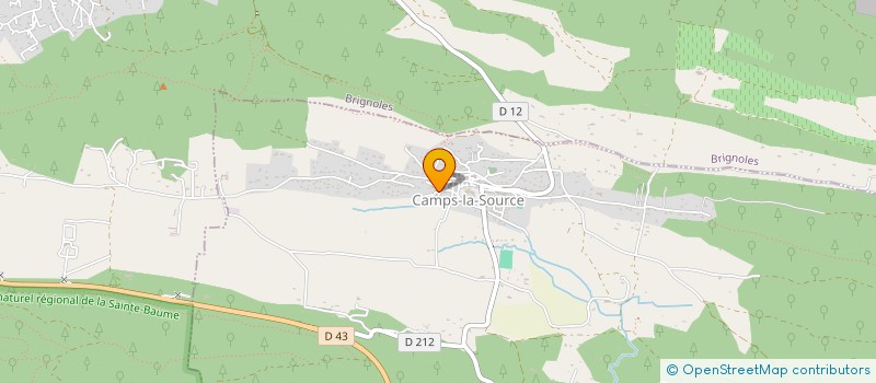 localisation de l'entreprise FRERES PATA  CAMPS-LA-SOURCE