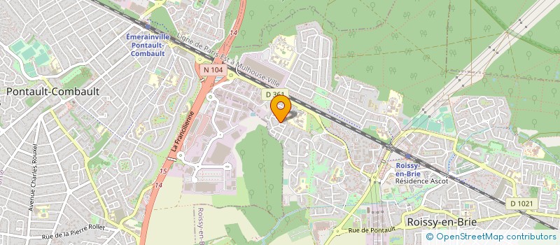 localisation de l'entreprise FRERES RASHICA EXPLOITATION FORESTIERE à ROISSY-EN-BRIE