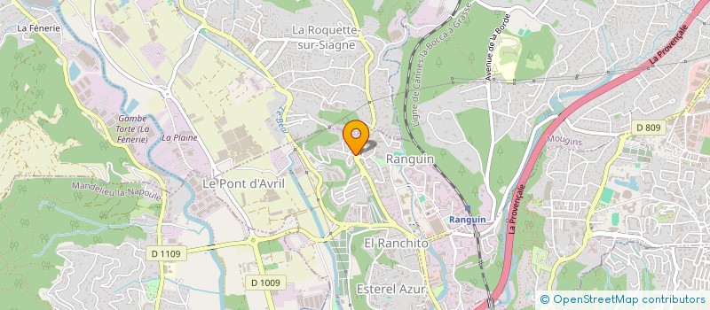 localisation de l'entreprise FRERES ROUX AUTO  CANNES