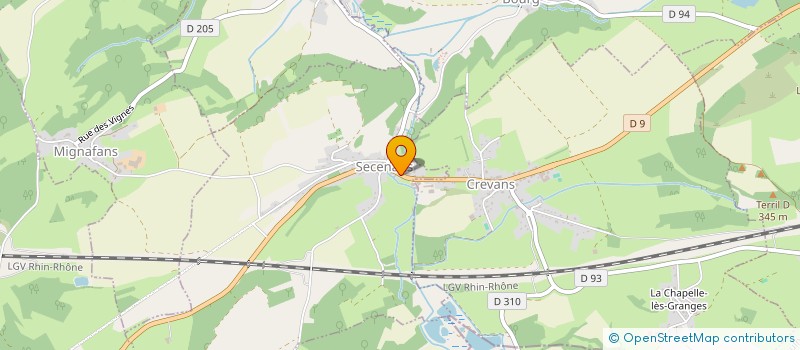 localisation de l'entreprise FRERES STREIT  SECENANS