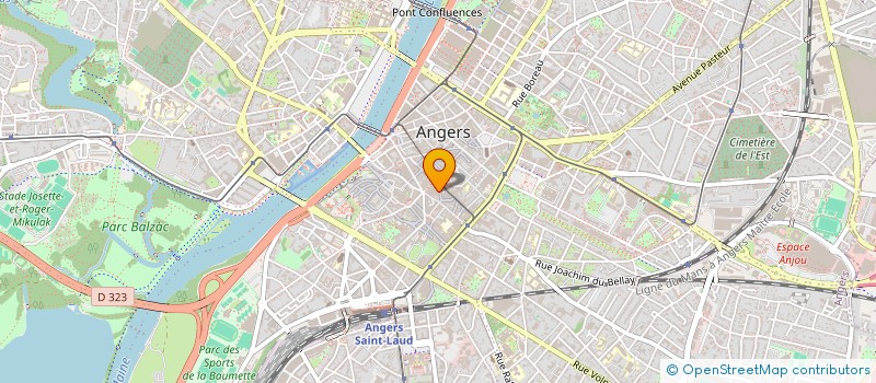 localisation de l'entreprise FRERES TOQUE  ANGERS