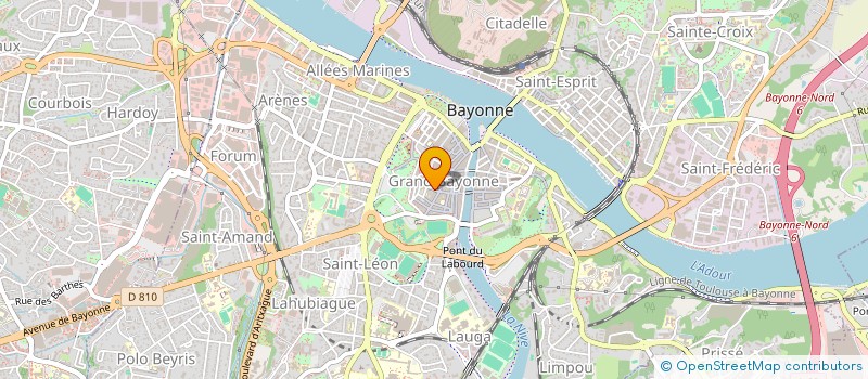 localisation de l'entreprise FRERES TUCK à BAYONNE