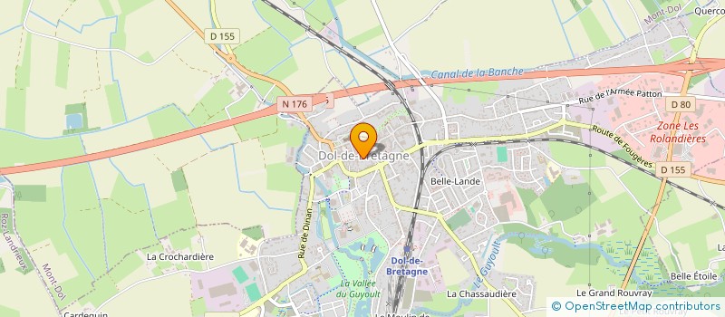 localisation de l'entreprise FRERET ALLEAUME  DOL-DE-BRETAGNE