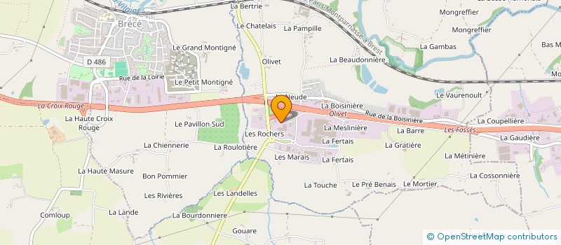 localisation de l'entreprise FREREUX TRANSPORTS à SERVON-SUR-VILAINE