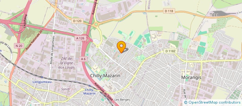 localisation de l'entreprise FRERICA FRANCE DISTRIBUTION  CHILLY-MAZARIN