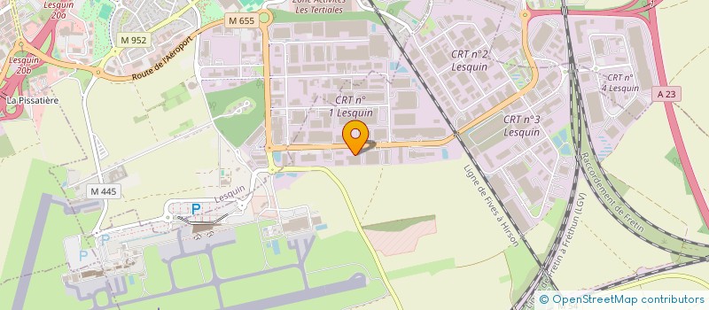 localisation de l'entreprise FREROLAND à FRETIN