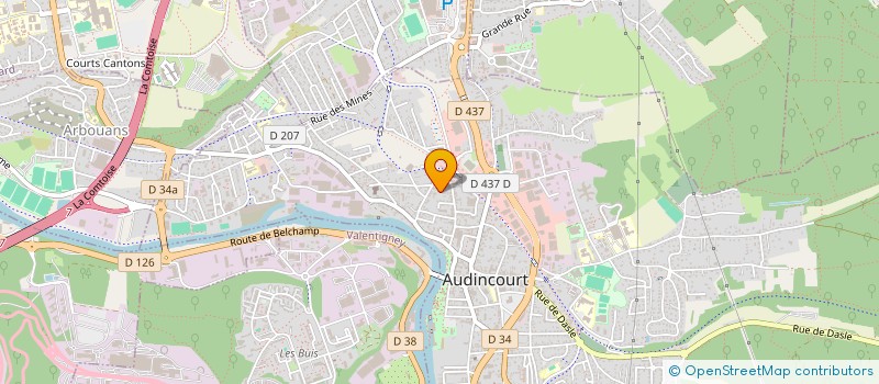 localisation de l'entreprise FREROLO  AUDINCOURT