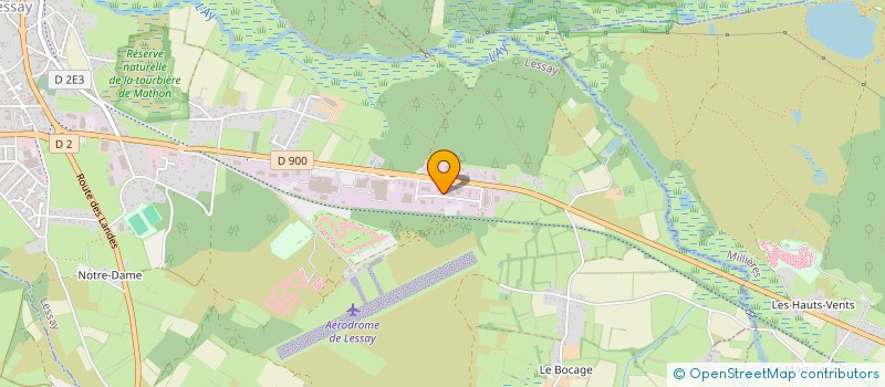 localisation de l'entreprise FREROS  LESSAY