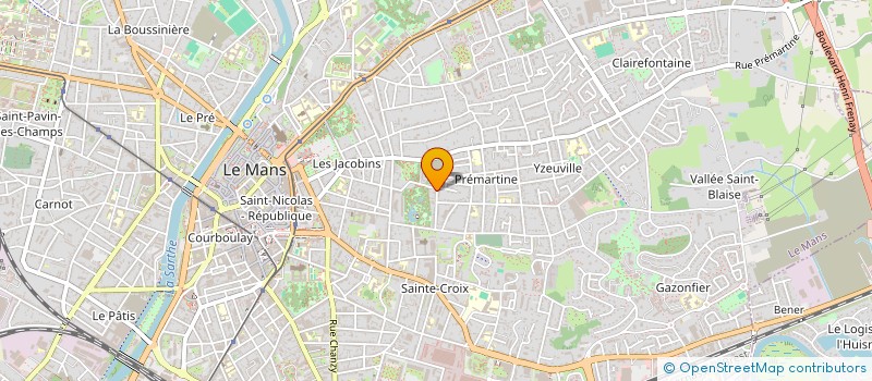 localisation de l'entreprise FREROT  LE MANS