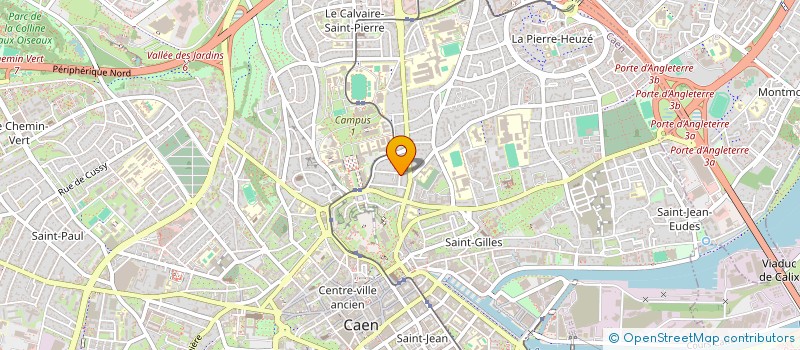 localisation de l'entreprise FREROT ET ASSOCIES à CAEN