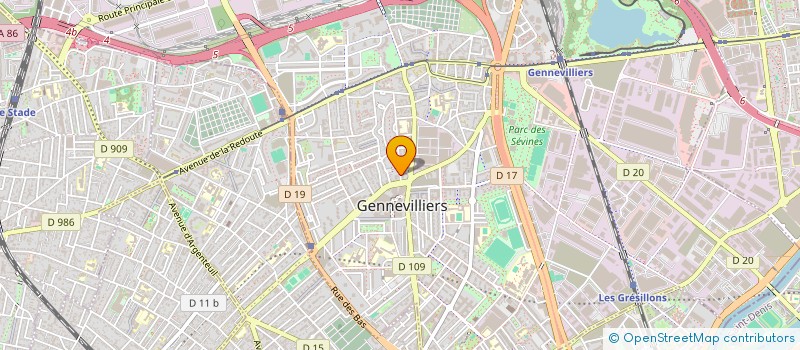 localisation de l'entreprise FREROTS à GENNEVILLIERS