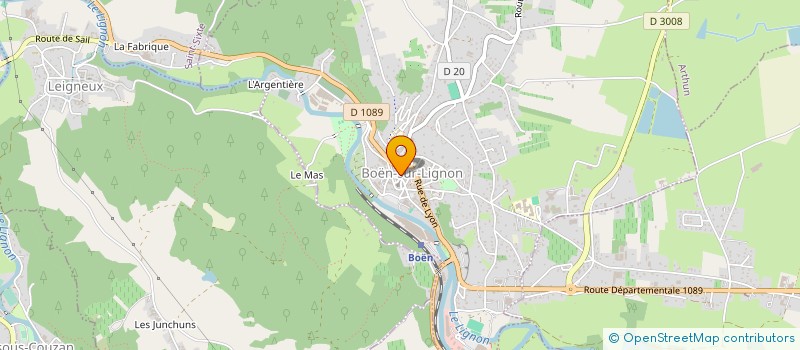 localisation de l'entreprise FRERY INDIVISION  BOEN-SUR-LIGNON