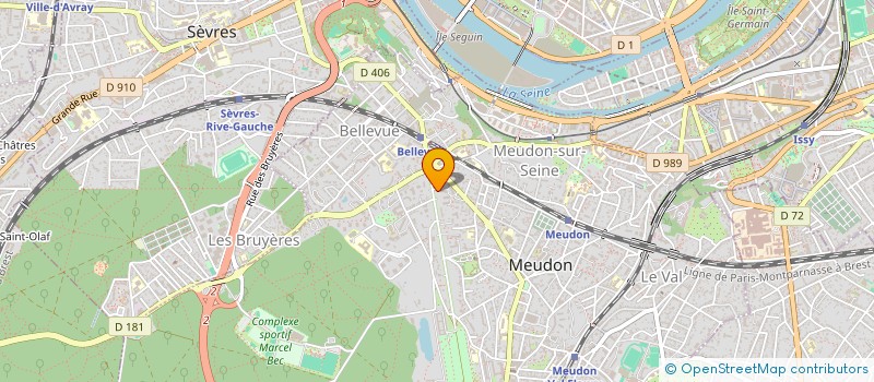 localisation de l'entreprise FRERY INVESTISSEMENTS  MEUDON