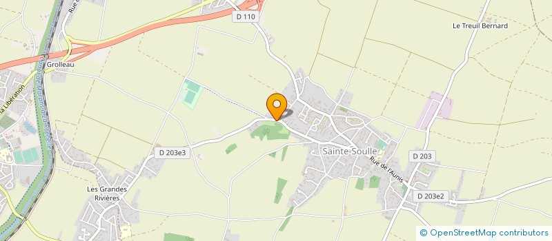 localisation de l'entreprise FRESCA  SAINTE-SOULLE