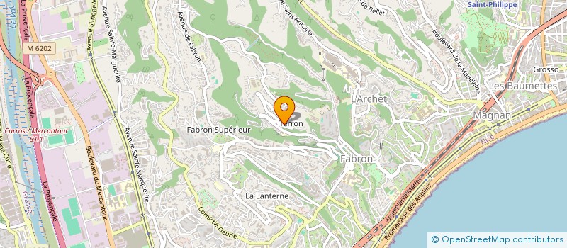 localisation de l'entreprise FRESCALIFE à NICE