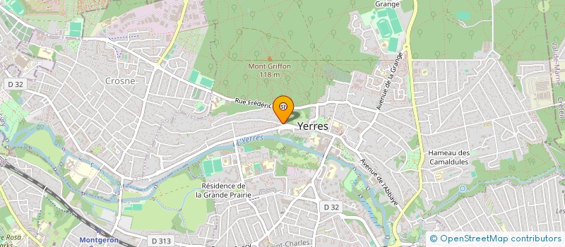 localisation de l'entreprise FRESEL  YERRES