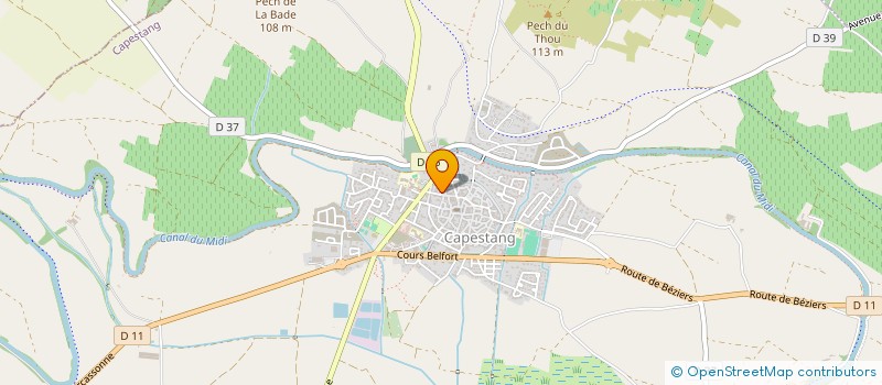 localisation de l'entreprise FRESGROUP  CAPESTANG