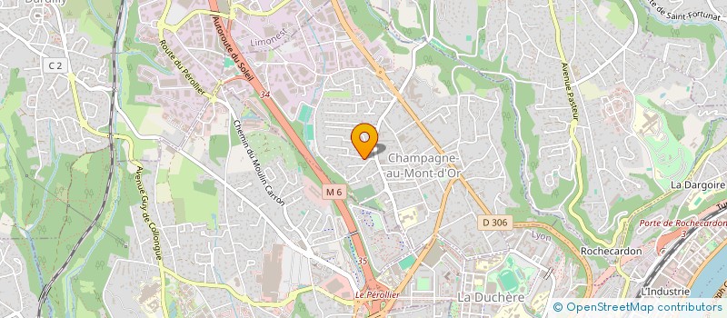 localisation de l'entreprise FRESH AS PAINT  CHAMPAGNE-AU-MONT-D'OR