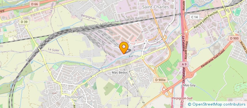 localisation de l'entreprise FRESH'COM  PERPIGNAN