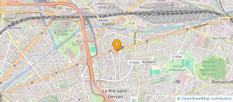 localisation de l'entreprise FRESH CONSULTING  PANTIN