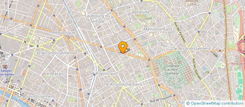 localisation de l'entreprise FRESH DROP  PARIS