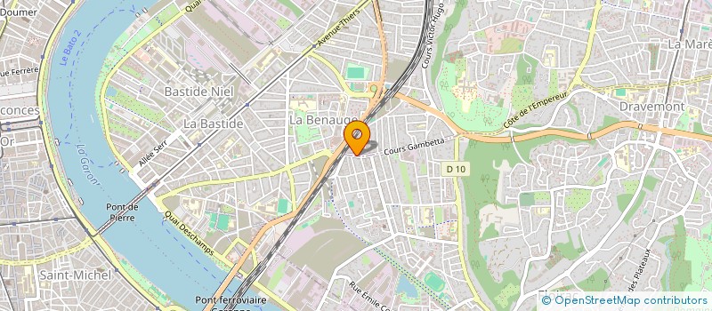 localisation de l'entreprise FRESH FOOD  CENON