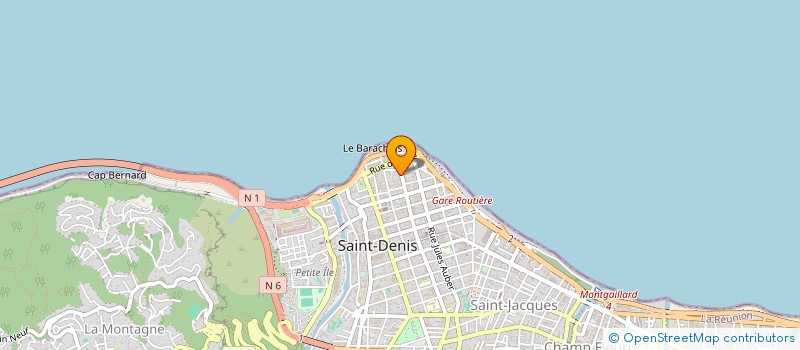 localisation de l'entreprise FRESH FOOD REUNION SARL  SAINT-DENIS