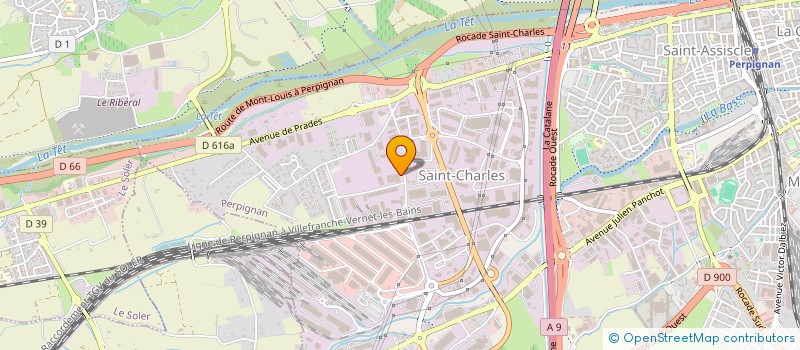 localisation de l'entreprise FRESH FORWARD MEDITERRANEE  PERPIGNAN