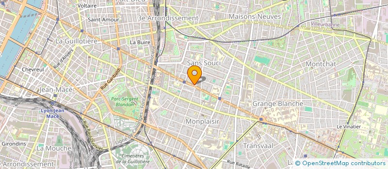 localisation de l'entreprise FRESH FRIES BY CC  LYON