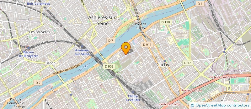 localisation de l'entreprise FRESH FRUITS à CLICHY