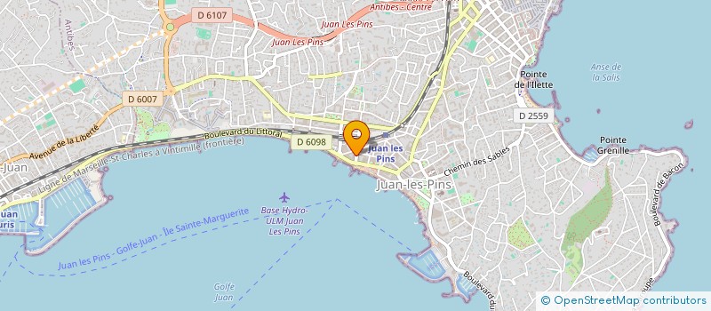 localisation de l'entreprise FRESH GROUP à ANTIBES