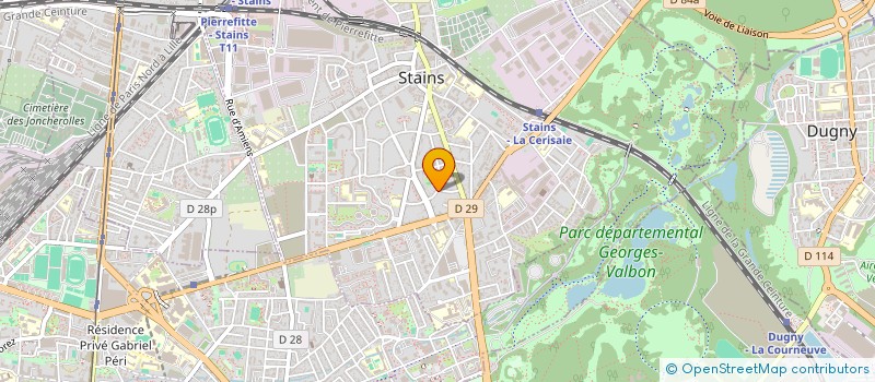 localisation de l'entreprise FRESH LOC à STAINS