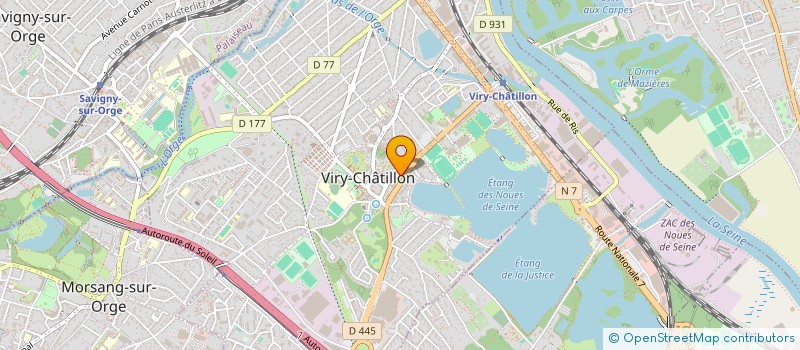 localisation de l'entreprise FRESH NETTOYAGE à VIRY-CHATILLON