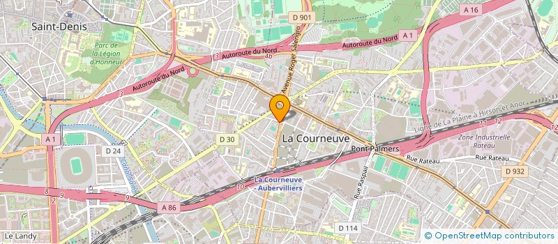 localisation de l'entreprise FRESH ORIENT à LA COURNEUVE