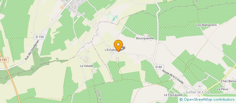 localisation de l'entreprise FRESH PAINT à JUILLAC-LE-COQ