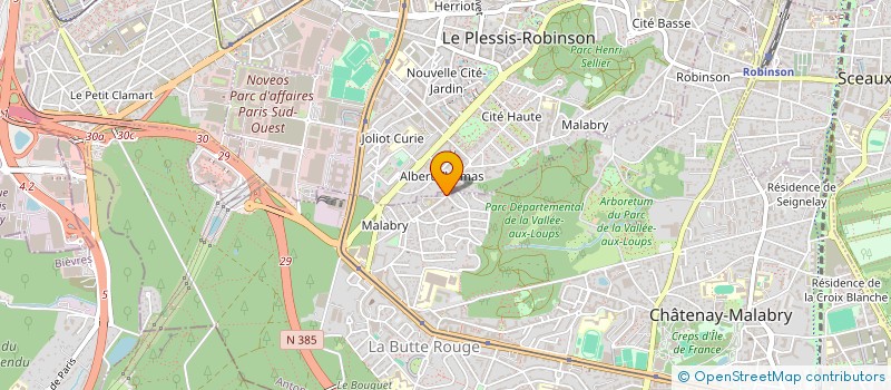 localisation de l'entreprise FRESH PARTNERZ à CHATENAY-MALABRY