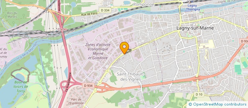 localisation de l'entreprise FRESH PIZZA à LAGNY-SUR-MARNE