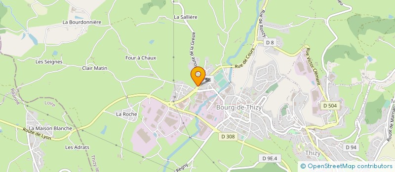 localisation de l'entreprise FRESH'PIZZA  THIZY-LES-BOURGS