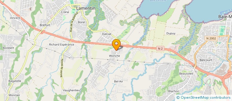 localisation de l'entreprise FRESH SERVICES LG  BAIE MAHAULT