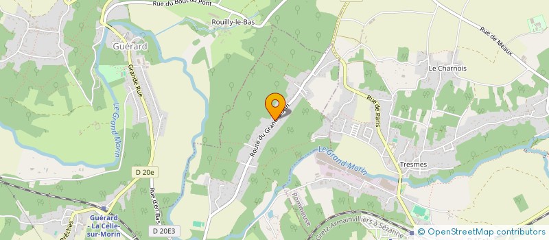 localisation de l'entreprise FRESHDOT VISION  LA CELLE-SUR-MORIN