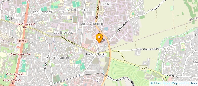 localisation de l'entreprise FRESHEAT 69  DECINES-CHARPIEU