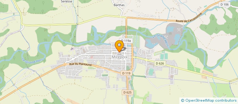 localisation de l'entreprise FRESHOP à MIREPOIX