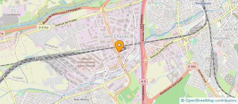 localisation de l'entreprise FRESHTRANS FRANCE à LA MOTTE-SERVOLEX
