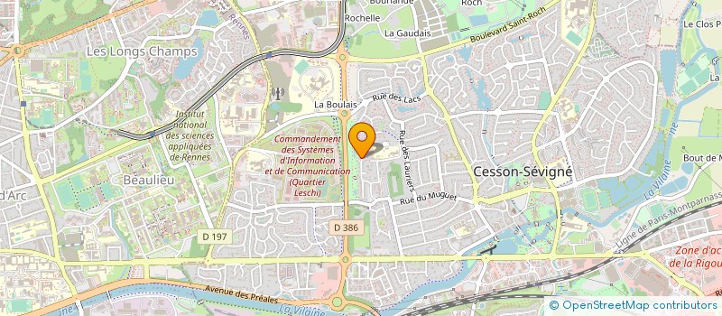 localisation de l'entreprise FRESIA  CESSON-SEVIGNE