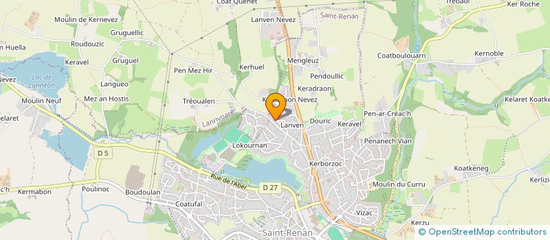 localisation de l'entreprise FRESIQUE  SAINT-RENAN