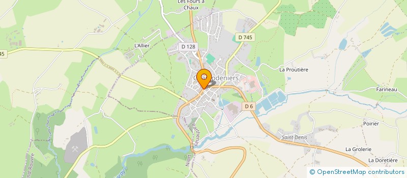 localisation de l'entreprise FRESLON  CHAMPDENIERS