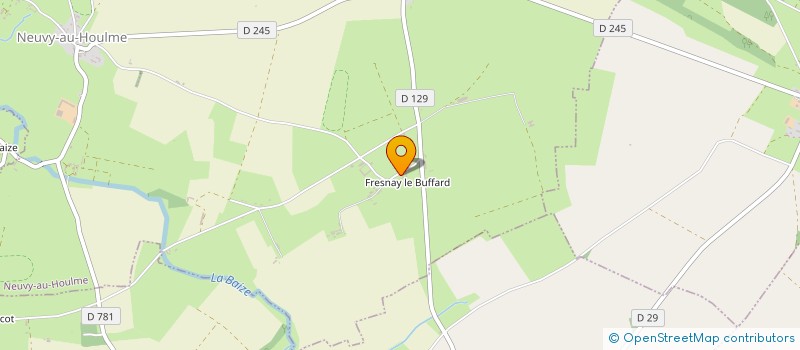 localisation de l'entreprise FRESNAY AGRICOLE SAS à ARGENTAN
