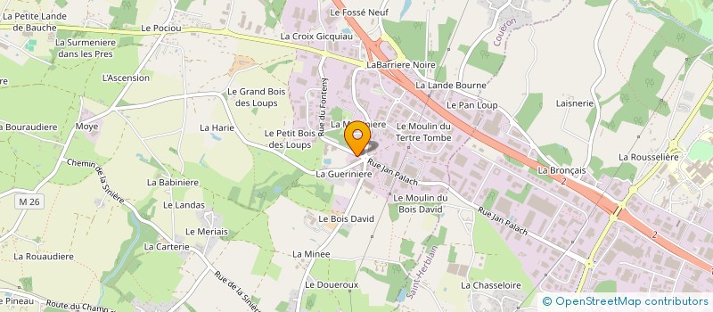 localisation de l'entreprise FRESNEL ENERGIE à COUERON